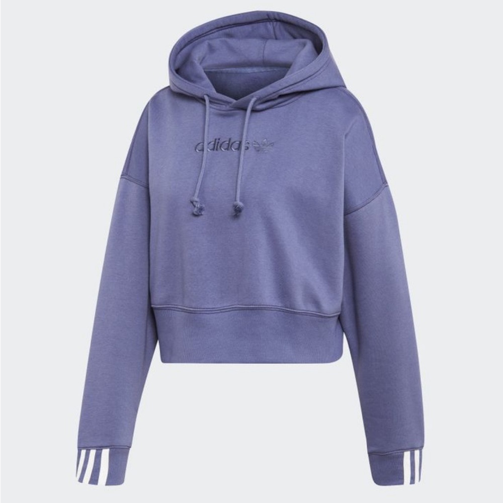 Cropped adidas hoodie
